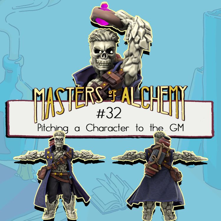 cover art for #32- Pitching a Character to the GM