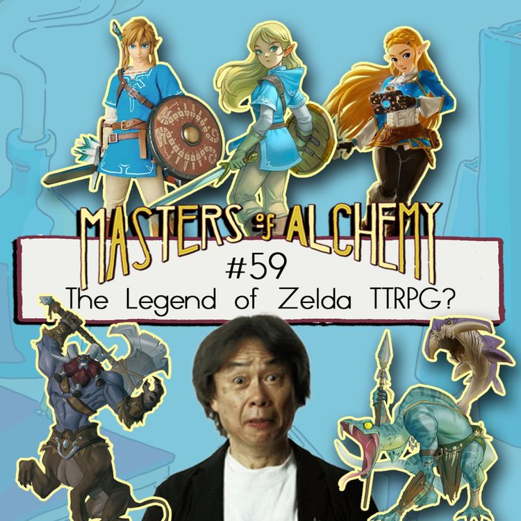 cover art for #59- The Legend of Zelda TTRPG?
