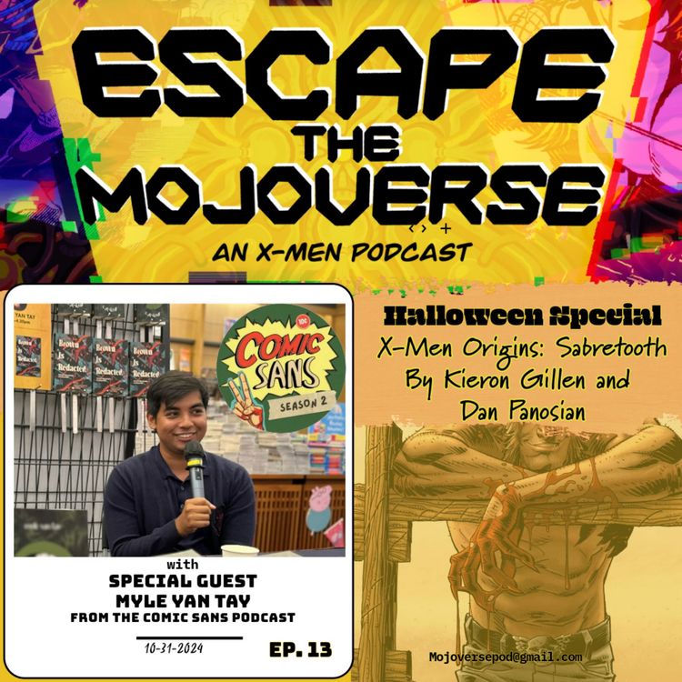 cover art for Episode 13: Halloween Special with Myle Yan Tay co-host of the Comic Sans Podcast