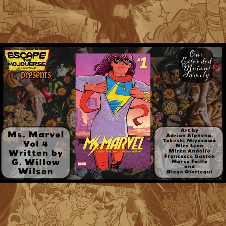cover art for Our Extended Mutant Family: Ms. Marvel Part 2 by G. Willow Wilson Adrian Alphona and Takeshi Miyazawa