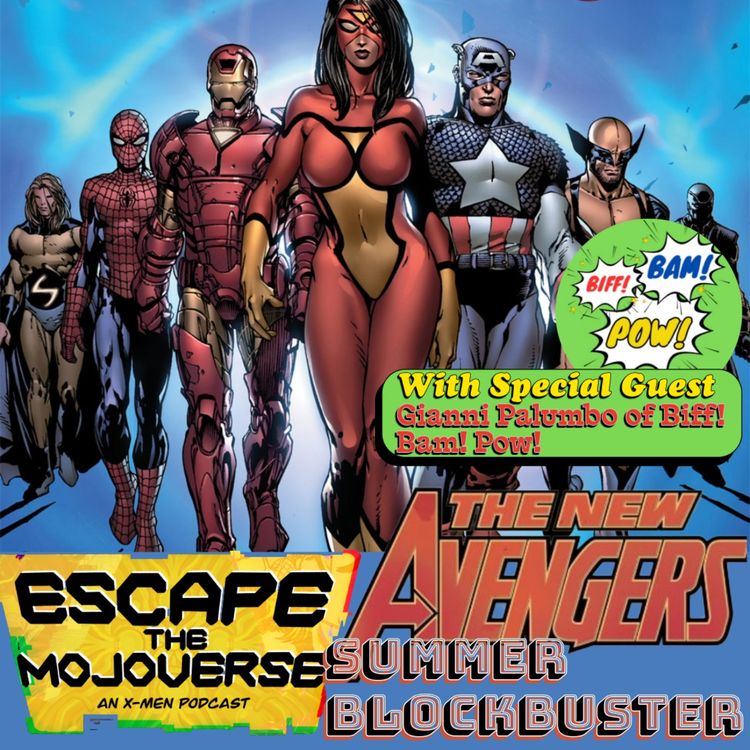 cover art for BLOCKBUSTER SUMMER: New Avengers 1-10 w Gianni Palumbo of Biff! Bam! Pow! and Picture Perfect