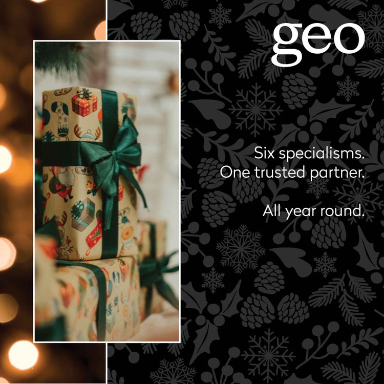 cover art for Merry Geo Christmas - our festive song