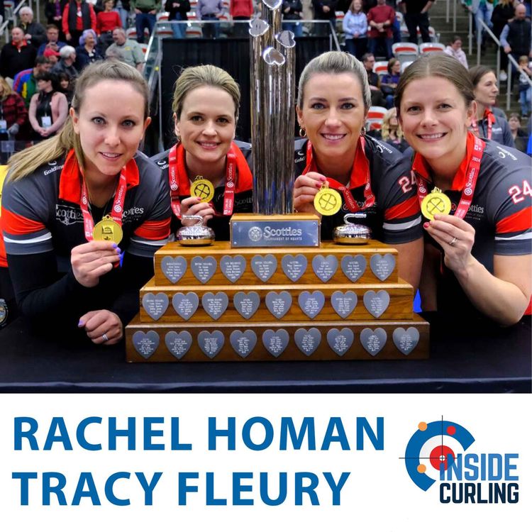 cover art for 2025 Scotties Champions: Rachel Homan and Tracy Fleury of Team Homan.