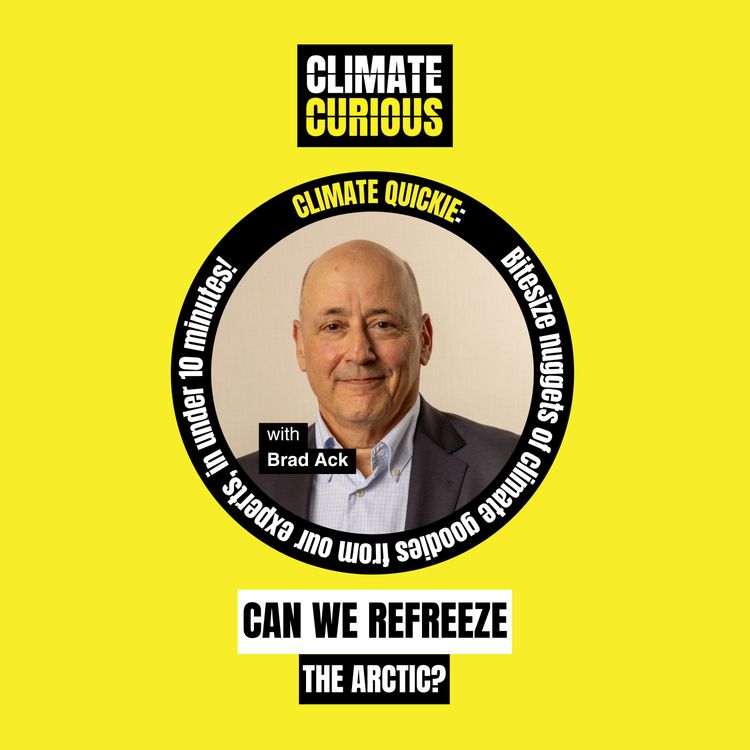cover art for Can we refreeze the Arctic? With Brad Ack