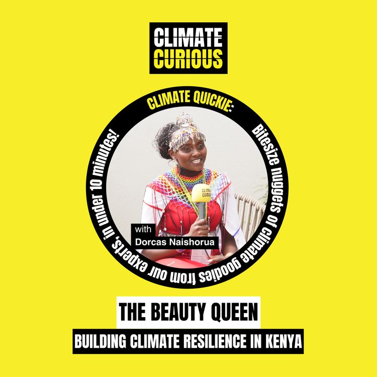cover art for The beauty queen building climate resilience in Kenya, with Dorcas Naishorua