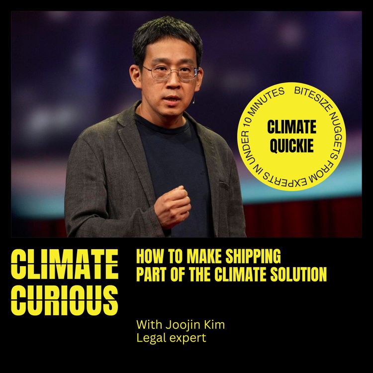 cover art for How to make shipping part of the climate solution, with Joojin Kim