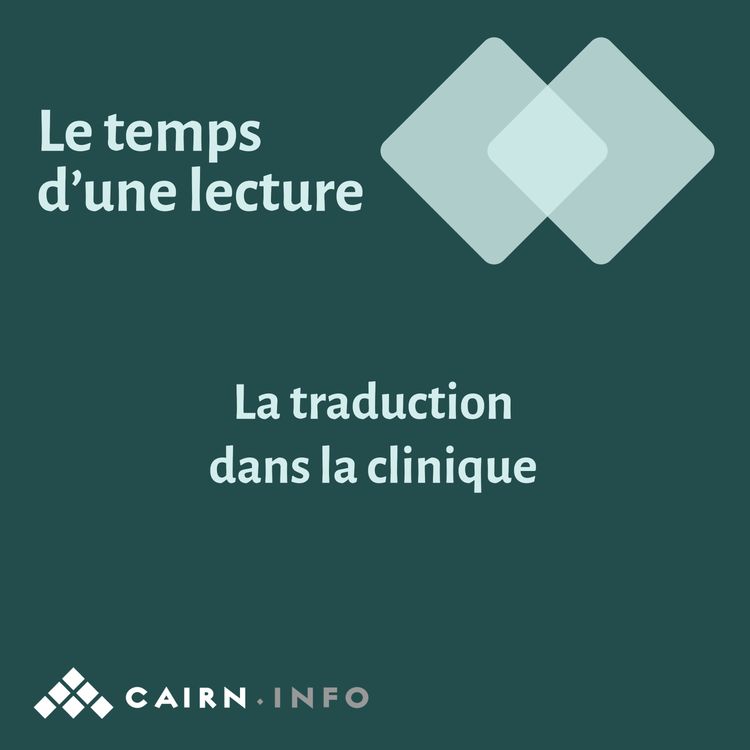 cover art for La traduction dans la clinique