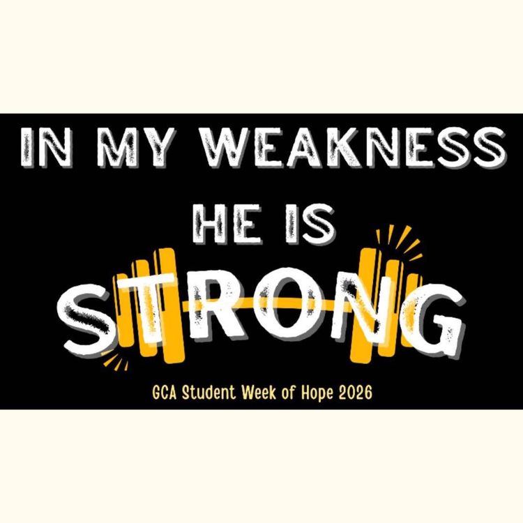 cover art for IN MY WEAKNESS HE IS STRONG | OLIVER GOHL & DIEGO CONTRERAS | February 28, 2026