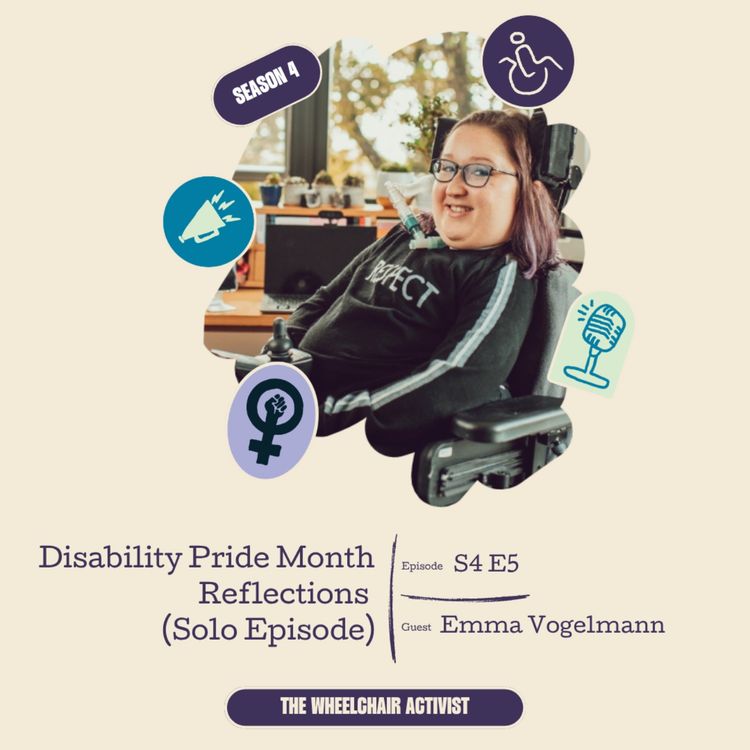 cover art for Disability Pride Month Reflections (Solo Episode)