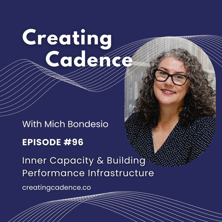 cover art for 96 - Creating Cadence - Inner Capacity + Performance Infrastructure