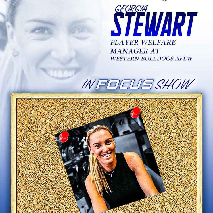 cover art for 1-on-1 with Georgia Stewart (Western Bulldogs AFLW Player Welfare Manager)
