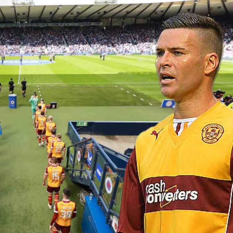 cover art for Motherwell vs Rangers SF preview with Simon Ramsden!