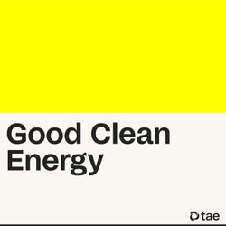 cover art for Good Clean Energy