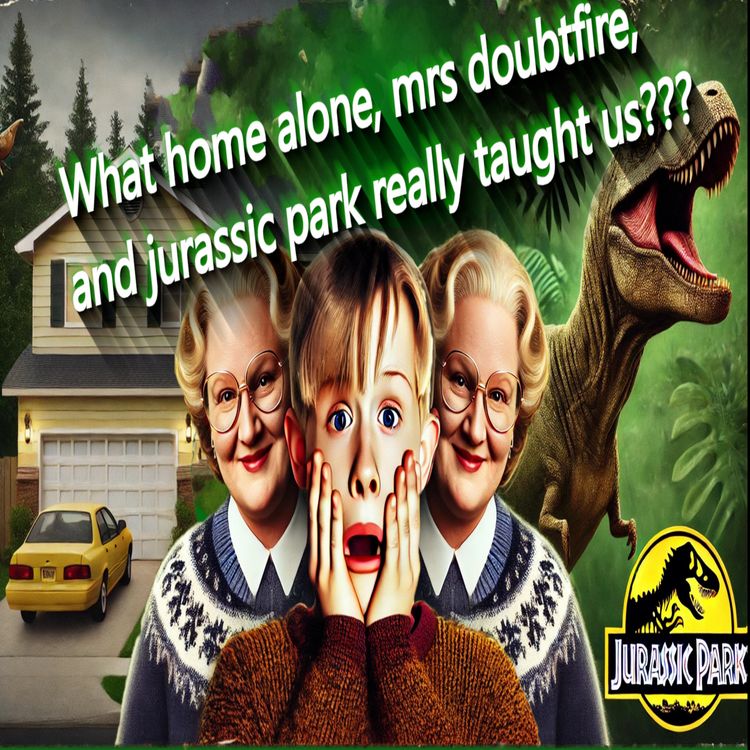 cover art for What home alone, mrs doubtfire, and jurassic park really taught us???