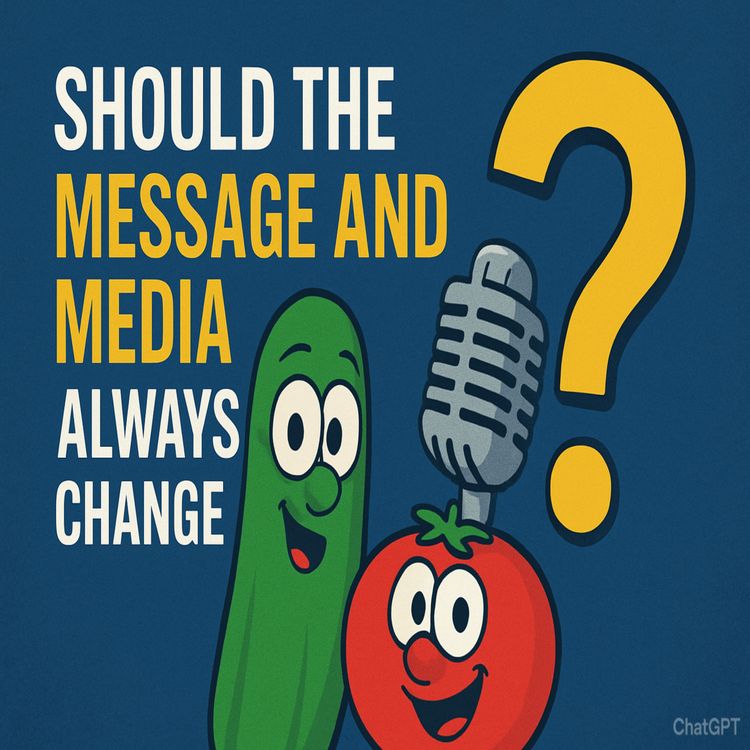 cover art for Should the message and media always change?