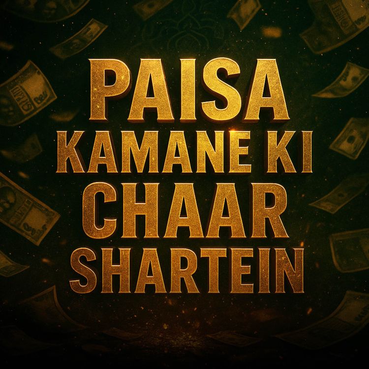 cover art for Paisa Kamane ki Chaar Shartein | Molana Tariq Jameel