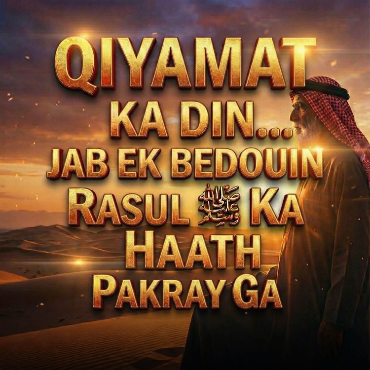 cover art for The Bedouin Hand Held by the Prophet ﷺ on Qiyamah | Molana Tariq Jamil