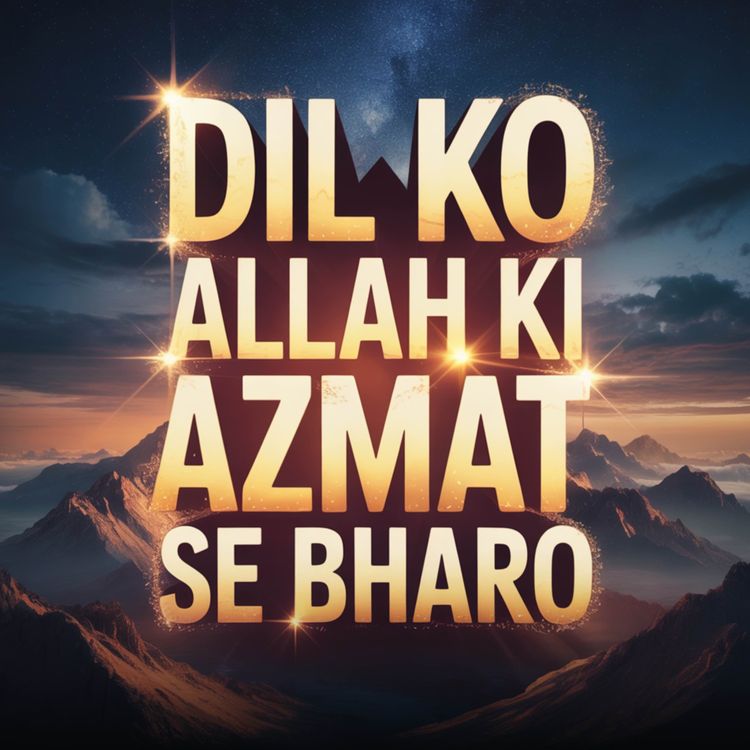 cover art for Dil Ko Allah Ki Azmat Se Bharo | Molana Tariq Jamil