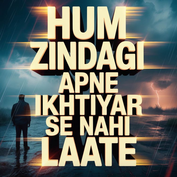 cover art for Hum Zindagi Apne Ikhtiyar Se Nahi Laate | Maulana Tariq Jamil