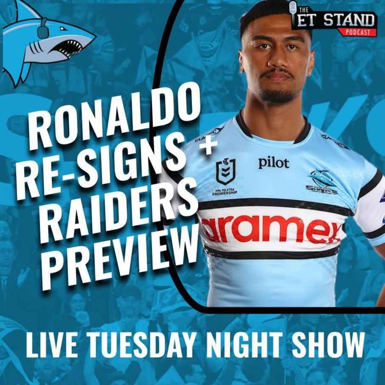 cover art for Ronaldo Re-Signs + Raiders Preview