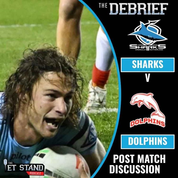 cover art for DEBRIEF |Dolphins vs Sharks Rd #19 2025