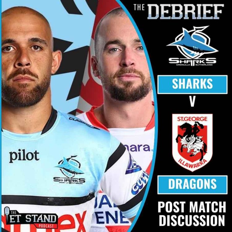 cover art for DEBRIEF | Dragons vs Sharks