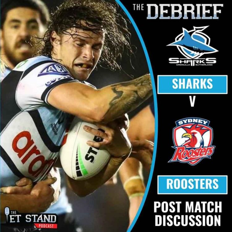 cover art for Roosters vs Sharks | DEBRIEF