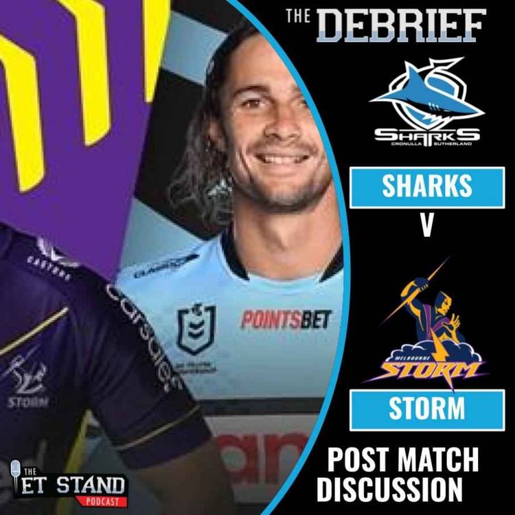 cover art for DEBRIEF | Storm vs Sharks