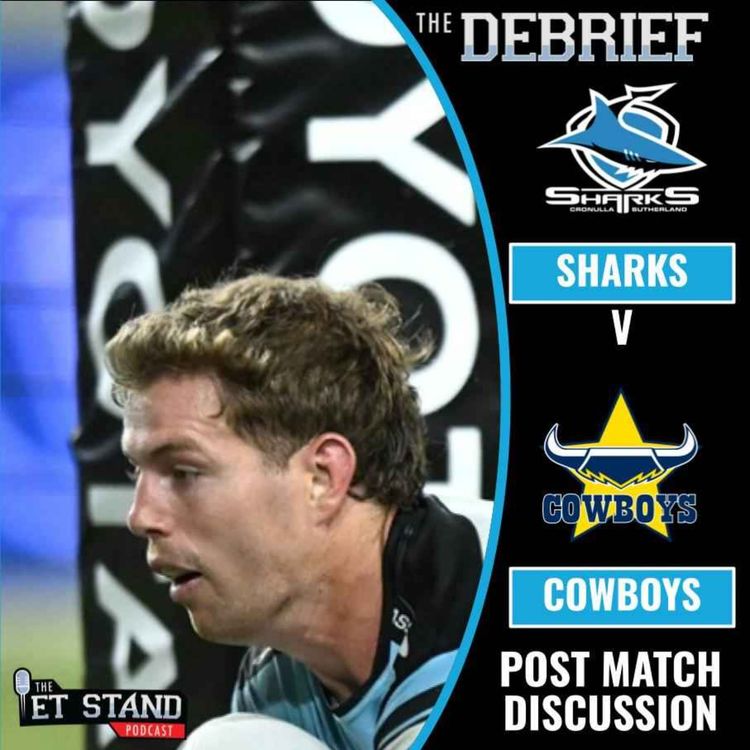 cover art for DEBRIEF | Sharks vs Cowboys