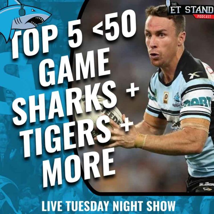cover art for Tigers Preview | Sharks Third Season Review | Top 5 <50 game Sharks + MOre