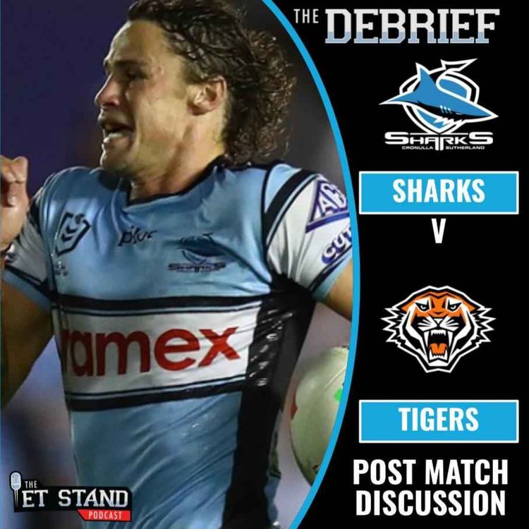 cover art for DEBRIEF | Sharks vs Tigers Round #9 2026