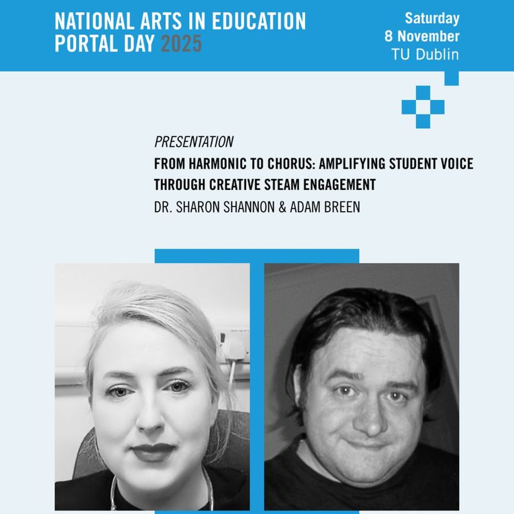 cover art for S03: E03: From Harmonic to Chorus: Amplifying Student Voice through Creative STEAM Engagement