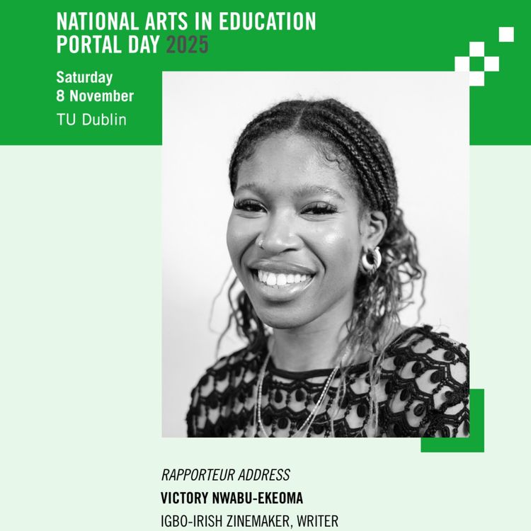 cover art for S03: E05: Victory Nwabu-Ekeoma | Rapporteur Address | National Arts in Education Portal Day 2025