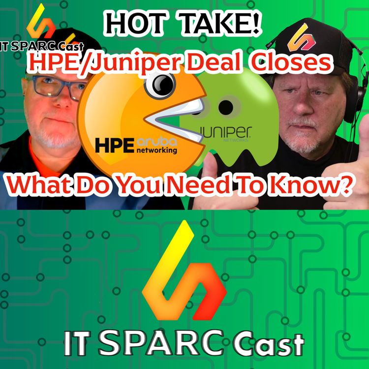 cover art for HPE + Juniper: The Merger Is Approved… Now What?