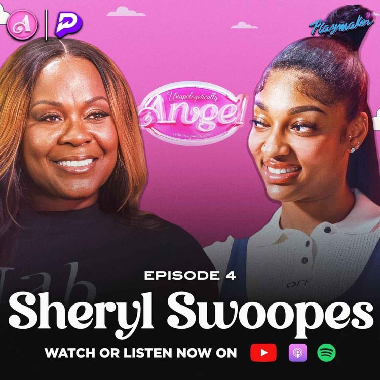 cover art for Sheryl Swoopes Gets Honest About Angel's Rookie Year, Gives A'ja Wilson Her Flowers & Talks GOATs