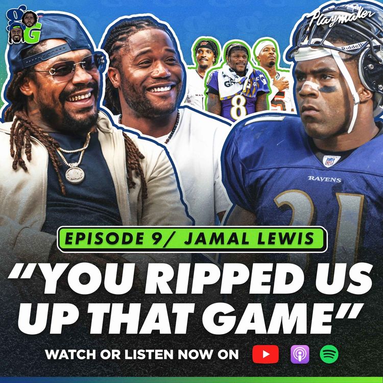 cover art for Marshawn Picks A Sleeper To Win NFL MVP & Reveals Insane Ray Lewis Stories W/ Jamal Lewis & Mike Rob