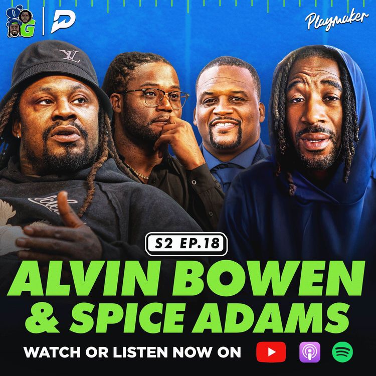 cover art for Marshawn Exposes The Reality Of The NFL, Untold Practice Stories + Bad Teammates w/ Spice & Alvin