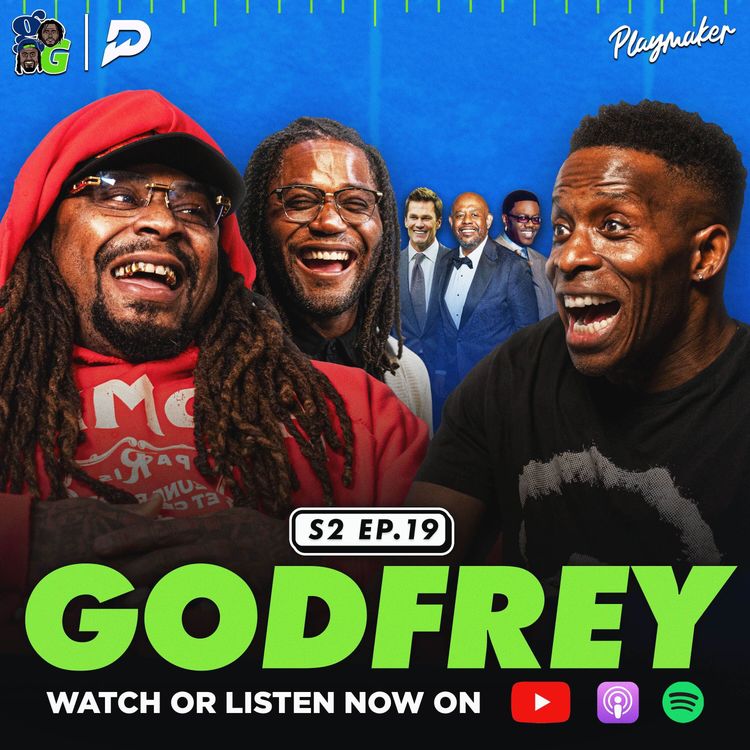 cover art for Marshawn & Godfrey Debate If The NFL Is Rigged or Not, HILARIOUS Super Bowl Story + Comedy Politics