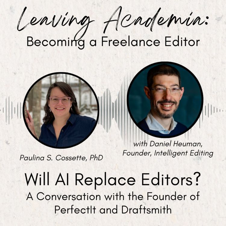 cover art for Will AI Replace Editors? A Conversation with the Founder of PerfectIt and Draftsmith