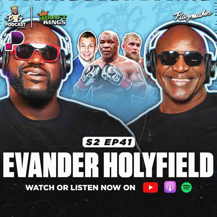 cover art for Holyfield Tells Shaq How It Felt To Get Bitten By Mike Tyson, Honest Take On Jake Paul & Ali Stories