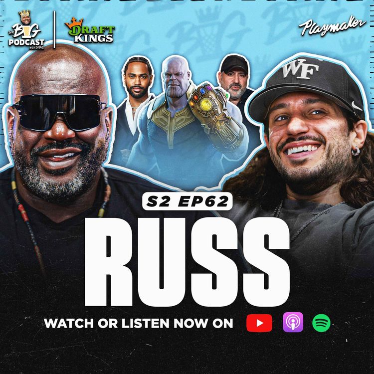 cover art for Russ Critiques Shaq’s Rap Career, Getting 20 Billion Streams + Shaq Offers Millions For The Gauntlet