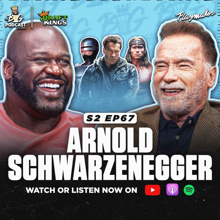cover art for Shaq Asks Arnold For Bodybuilding Advice, If He Liked Acting Over Politics & His Netflix Show FUBAR