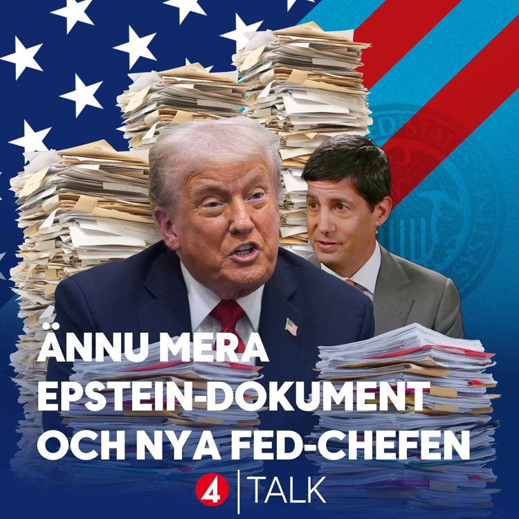 cover art for Ännu mera Epstein-dokument och nya FED-chefen 