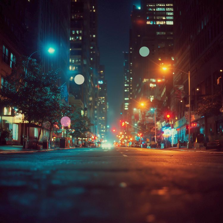 cover art for Sleepwalk à travers New York City | Marche nocturne ambiante