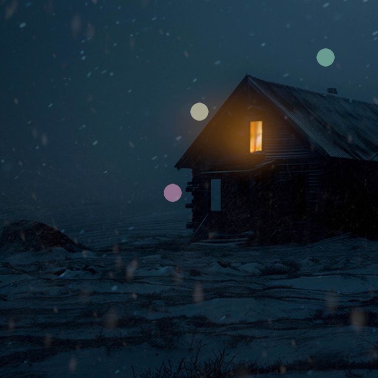 cover art for Cozy Cabin in the Snowstorm | Winter Night Ambience for Sleep and Relaxation