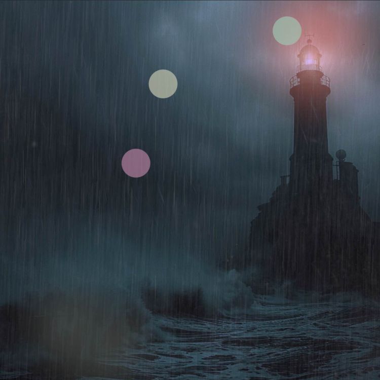 cover art for Lighthouse in the Storm | Ocean Waves and Rain for Deep Sleep