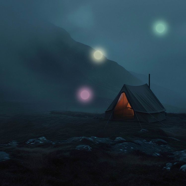 cover art for Rainy Wilderness Tent | Highland ASMR for Sleep and Focus