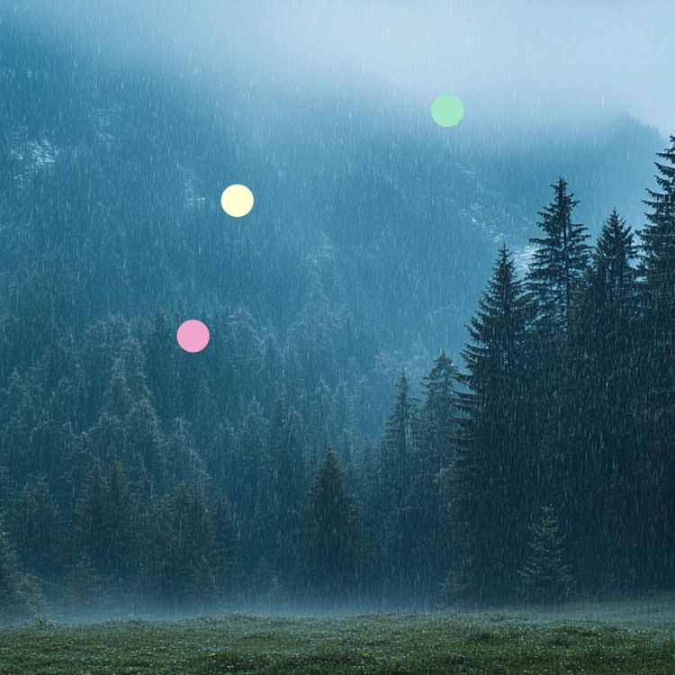 cover art for Secluded Alpine Night Rain  | Swiss Mountain Ambience