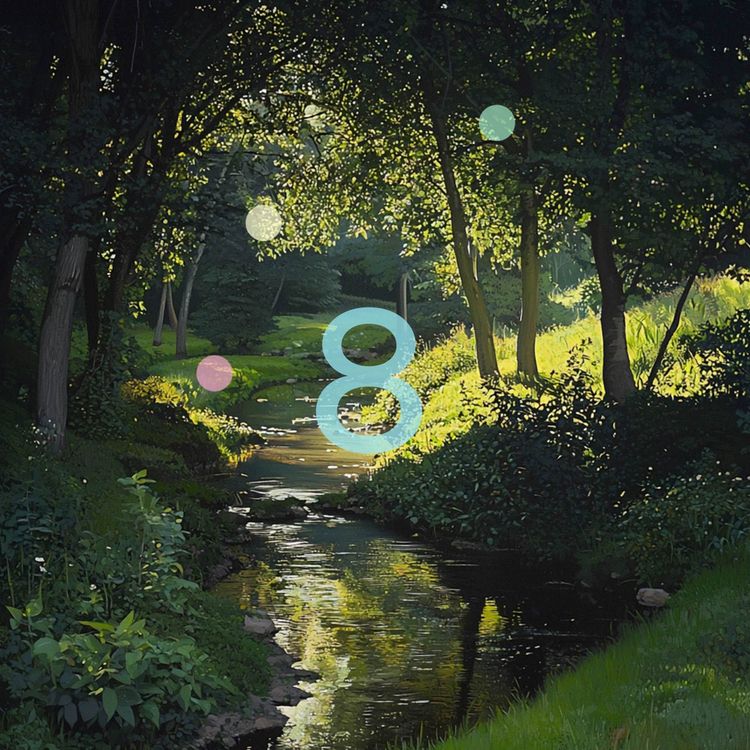 cover art for 8hr Forest River at Dusk | Gentle Flow and Birds in the Evening Light