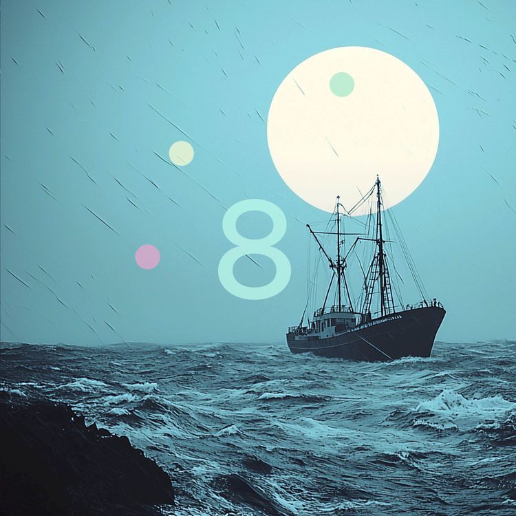 cover art for 8hr of The Shipping Forecast in a Storm for Deep Sleep 